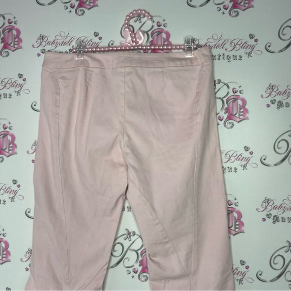 Versace jeans couture pink corset back lace up ribbon pants y2k rare iconic - Picture 8 of 16